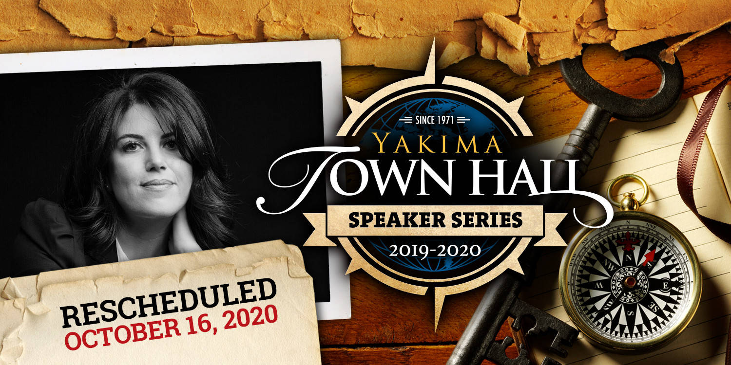 SUSPENDED - Yakima Town Hall: Monica Lewinsky
